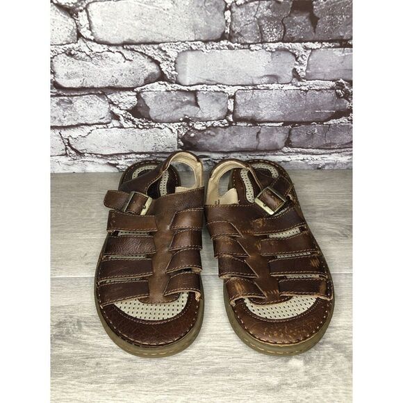 Born Brown Leather Fisherman Casual Adjustable Strap Sandals Men’s Sz 8M US/41EU main image 8